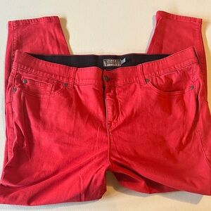 Vibrant Red Women's Torrid Jeans
